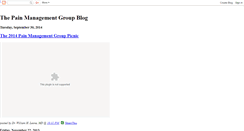 Desktop Screenshot of blog.thepainmanagementgroup.com