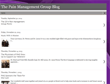Tablet Screenshot of blog.thepainmanagementgroup.com